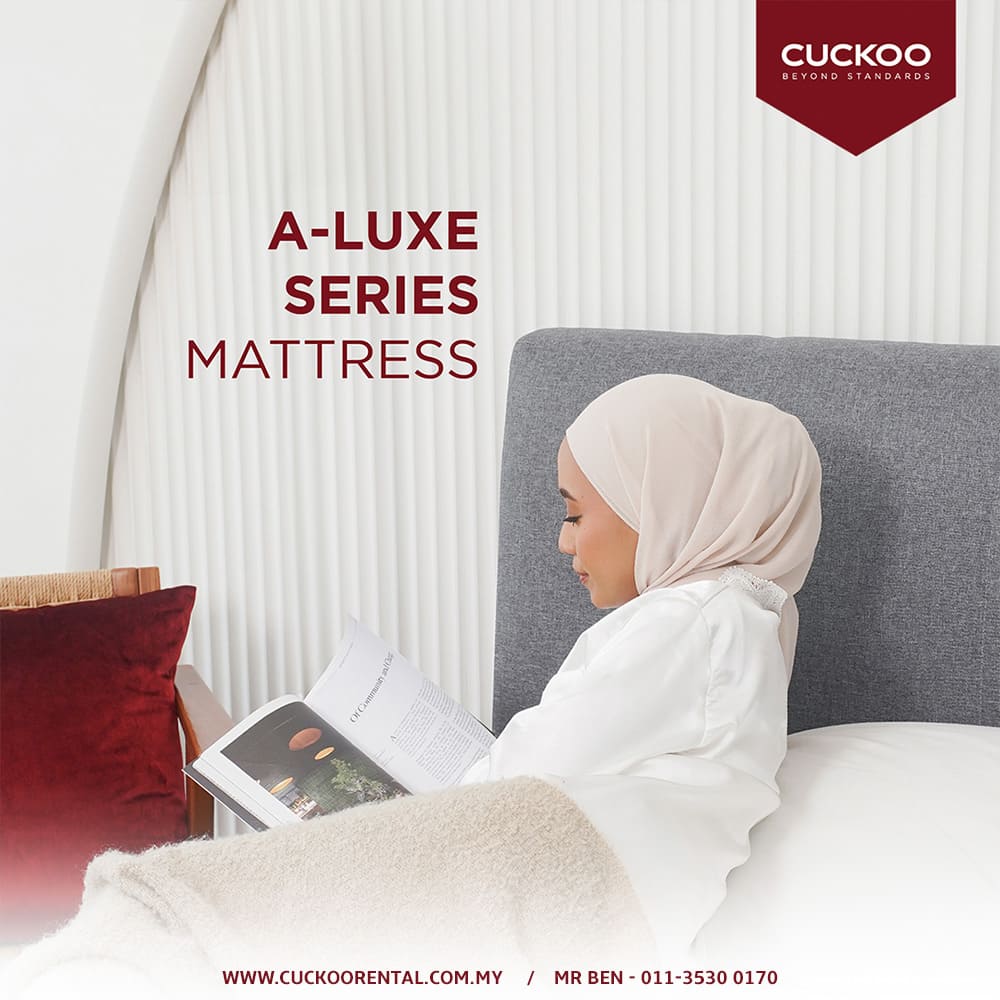 Cuckoo A-Luxe Series king size natural latex mattress Malaysia
