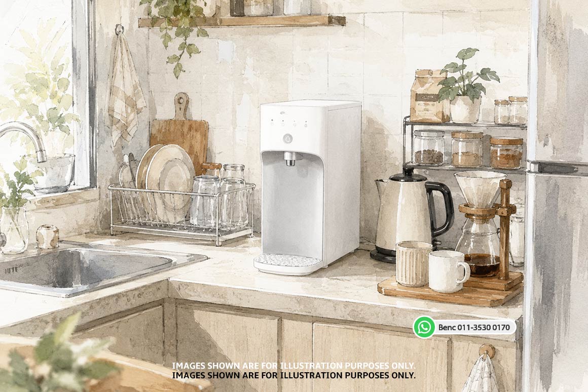 CUCKOO small kitchen water purifier Malaysia for compact homes
